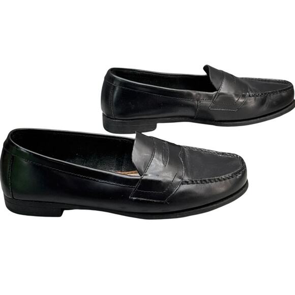 Eastland Classic II Black Patent Leather Slip On Penny Loafer Women 10 - Picture 5 of 8